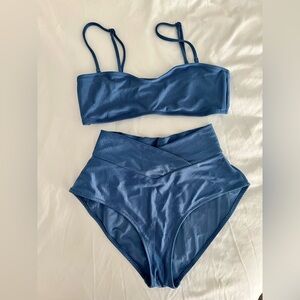 Aerie bathing suit - never worn. High waisted bottom and bandeau top